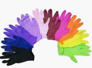 Специальное предложение на цветные нитриловые перчатки 