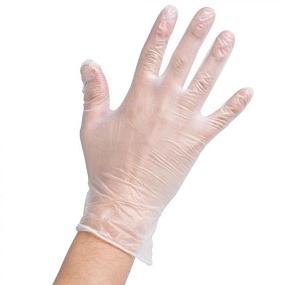 Виниловые перчатки одноразовые  купить в интернет-магазине «АРК СНАБ»